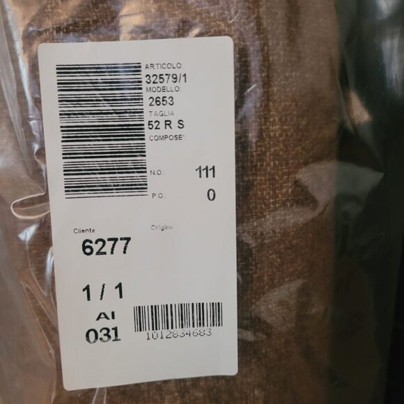 L.B.M. 1911 – Men’s brown blazer, size L brand new, never worn - Picture 5 of 6